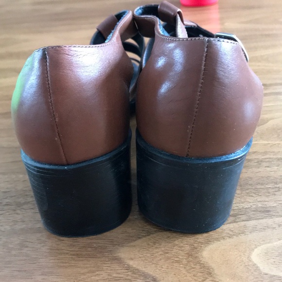 NWOT Brown leather sandals size 8 - Picture 7 of 7